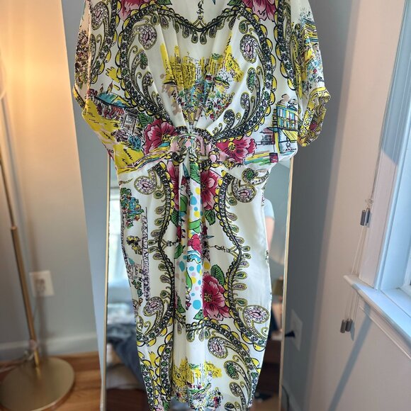 Anthropologie Collette Dinnigan Scenic Silk Dress - Picture 4 of 7